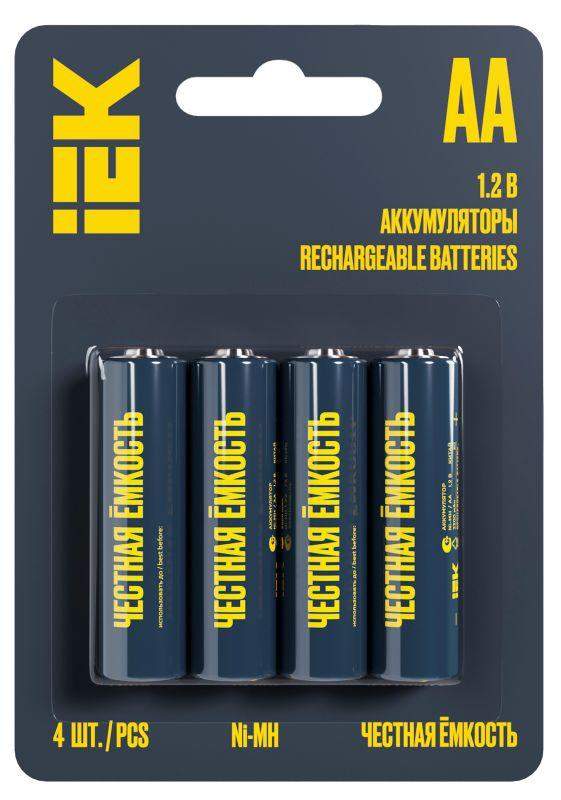 аккумулятор green ni-mh aa 2700мач (блист.4шт) iek aak-nimh-06-2700-l04 от BTSprom.by