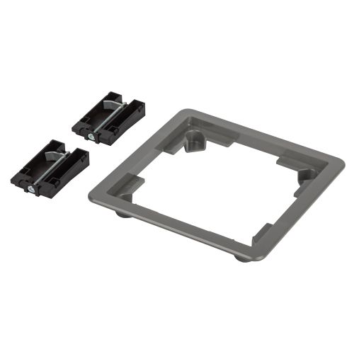  Люк 18-7001-03 комплект для установки люка IP66 в фальш-пол (рамка+монтаж. лапки) сер. Эра Б0063310 фото в каталоге от BTSprom.by