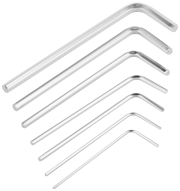  Ключ шестигранные CrV 7шт (0.7-3.0мм) в пластиковом держателе FIT 64160 фото в каталоге от BTSprom.by