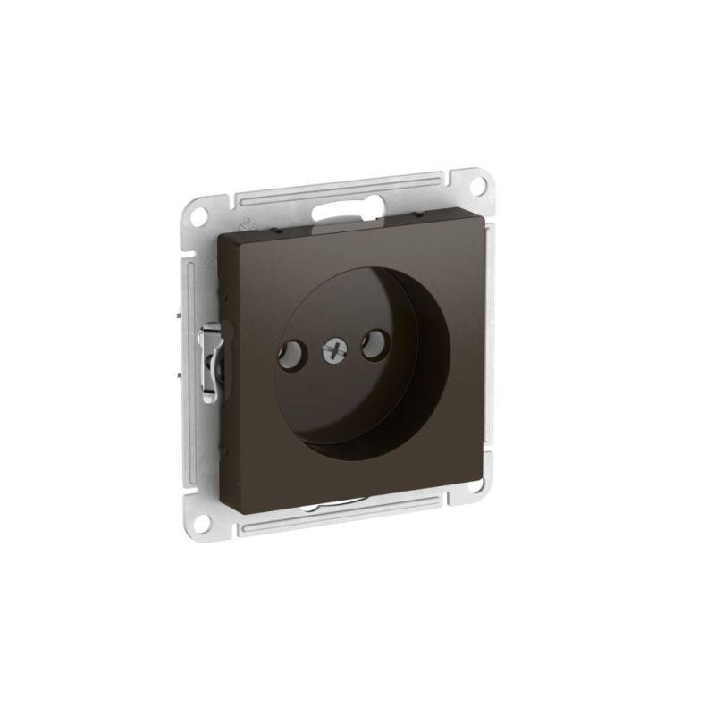 розетка atlasdesign 16а без заземл. без шторок быстрозажим. клем. механизм мокко se atn000641s от BTSprom.by