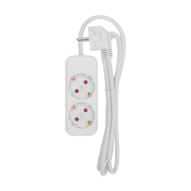 удлинитель 2х1.5м с заземл. standard 3х1кв.мм бел. rexant 13-4003 от BTSprom.by