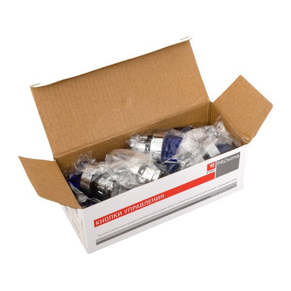  Механизм переключателя исполнительный ХB4 син. на 3 положения возвратный без фиксации без подсветки с короткой ручкой PROxima EKF XB4BD3L-B фото в каталоге от BTSprom.by