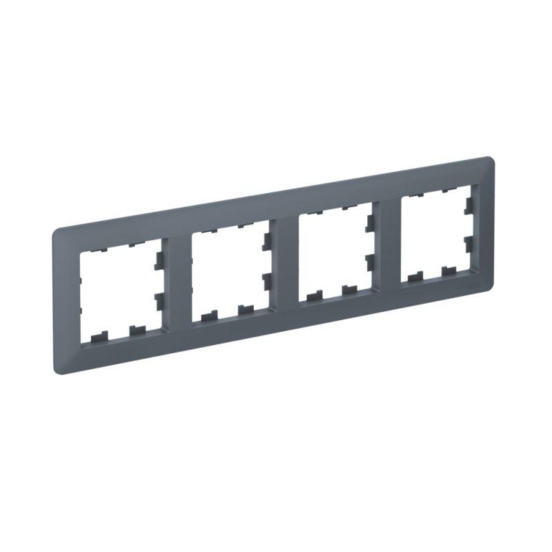 рамка 4-м atlasdesign air грифель/дым. черн. se atn220704 от BTSprom.by рамка 4-м atlasdesign air грифель/дым. черн. se atn220704 от BTSprom.by