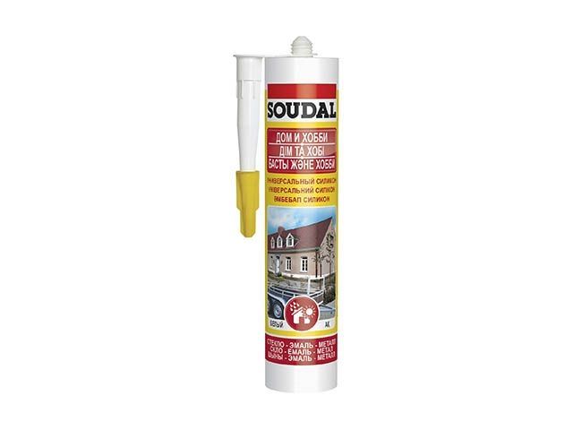 герметик силиконовый универсальный "soudal" дом хобби белый 280 мл 105907 от BTSprom.by герметик силиконовый универсальный "soudal" дом хобби белый 280 мл 105907 от BTSprom.by
