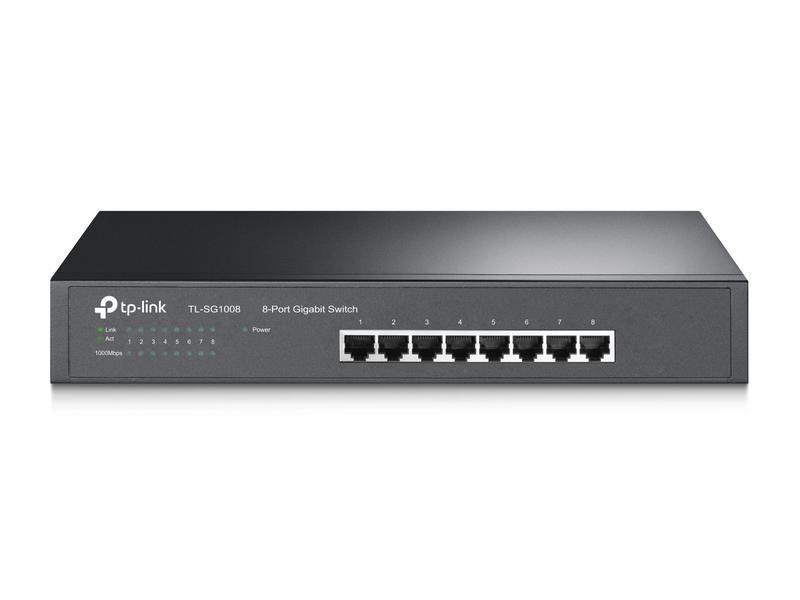 коммутатор tl-sg1008 8-портовый гигабитный настол./монтируемый в стойку tp-link 1128421 от BTSprom.by