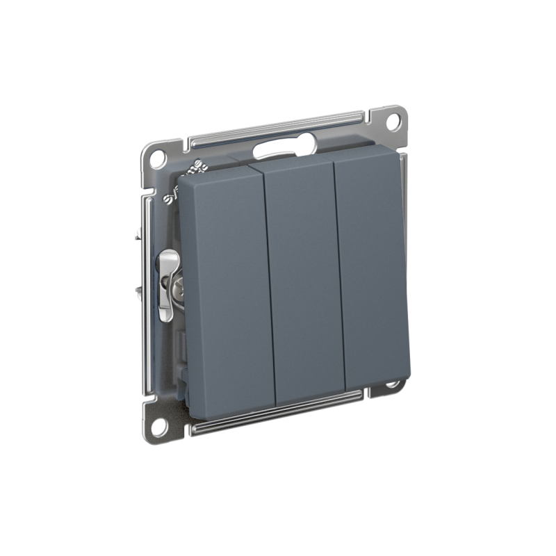 выключатель 3-кл. сп atlasdesign 10а ip20 (сх. 1+1+1) 10ax механизм грифель se atn000731 от BTSprom.by