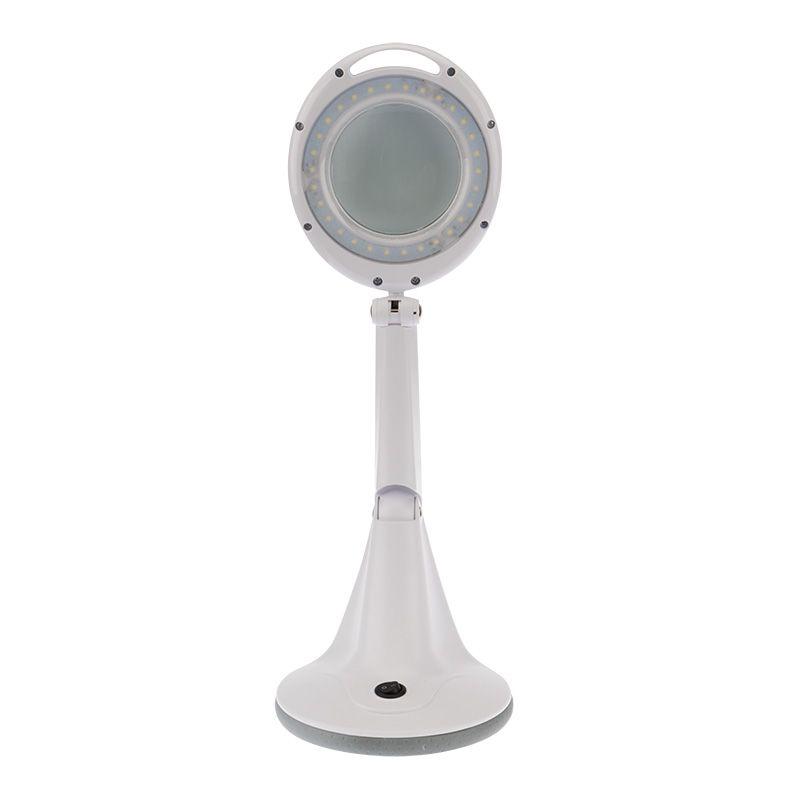 лупа настольная малая 3х+доп.12х с подсвет. 48 led бел. rexant 31-0245 от BTSprom.by