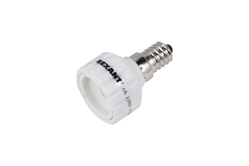 переходник цокольный е14-gu10 rexant 11-8834 от BTSprom.by