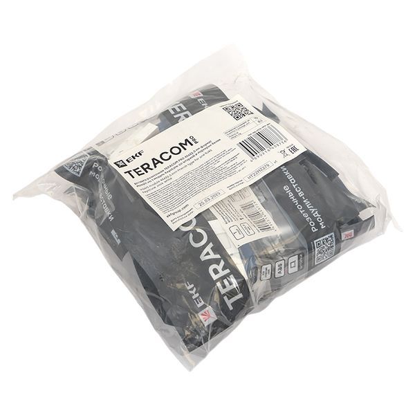  Вставка розеточная 45х22.5мм формат Mosaic на 1 модуль Keystone защ. шторки с маркером бел. TERACOM PRO EKF TRP-INS-MOS-1M1P-WH фото в каталоге от BTSprom.by