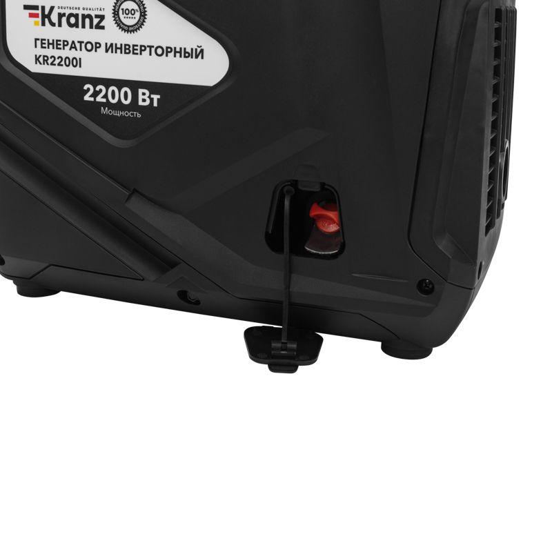  Генератор инверторный KR2200I 2.2кВт 230В 4л закрытый корпус ручной старт KRANZ KR-16-1141 фото в каталоге от BTSprom.by