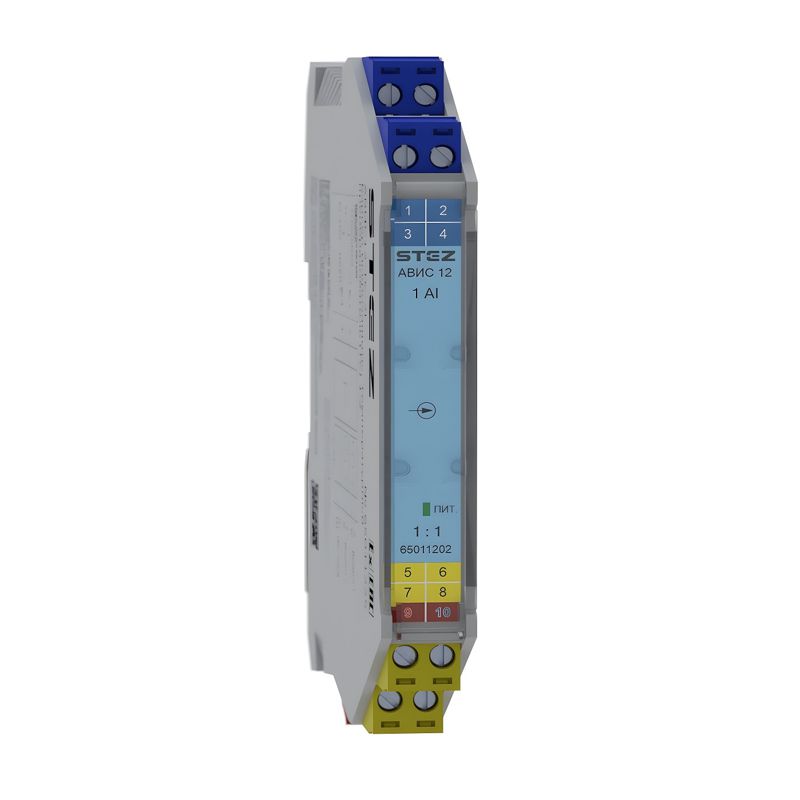 барьер искрозащиты разделительный преобразователь входных аналоговых сигналов авис12-rpssi-i-i стэз 65011202 от BTSprom.by