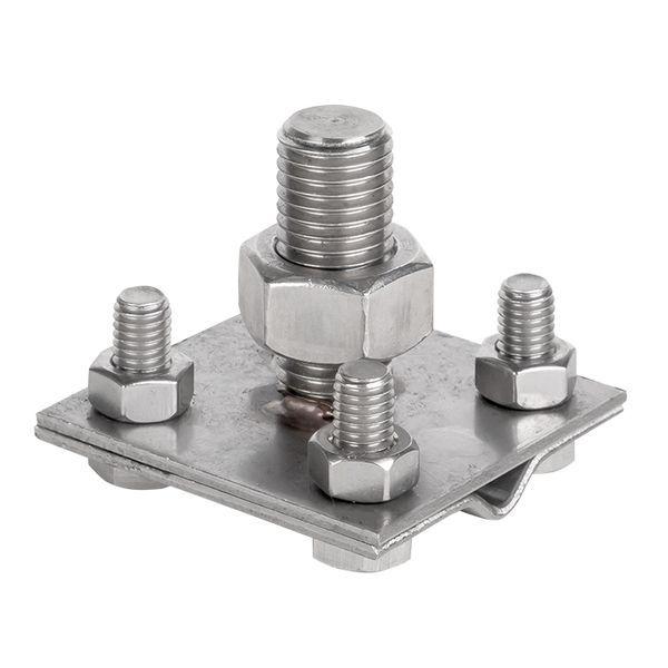  Зажим прута на штыре пластина d56х56мм Ni PROxima EKF lp-g6606-e1302-ni фото в каталоге от BTSprom.by