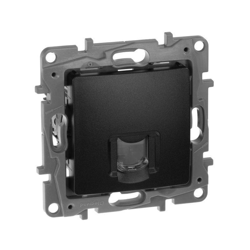 розетка компьютерная сп etika rj45 кат.6 utp антрацит iek 672653 от BTSprom.by