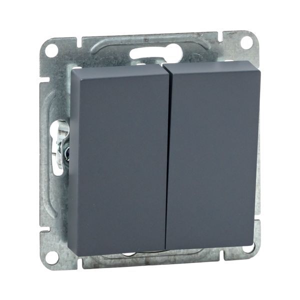 выключатель 2-кл. сп эпика механизм графит ekf up1-swg-20 от BTSprom.by