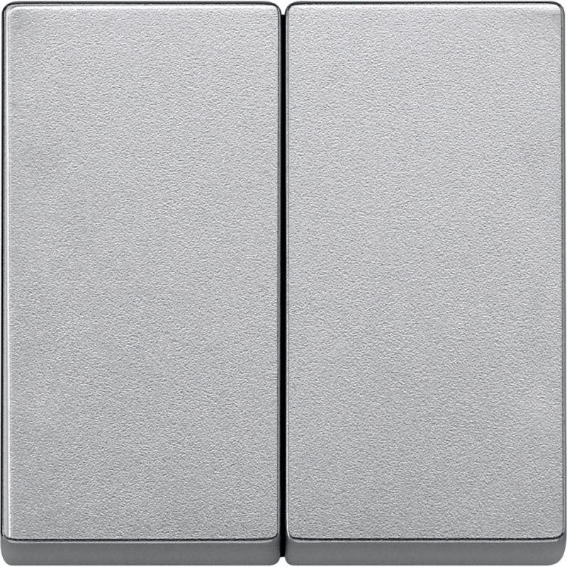  Клавиша 2-м Merten алюм. SchE MTN433560 фото в каталоге от BTSprom.by