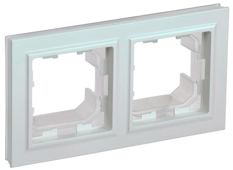 рамка 2-м ip44 brite ру-2-брж-44 жемчуж. iek br-m22-44-k36 от BTSprom.by