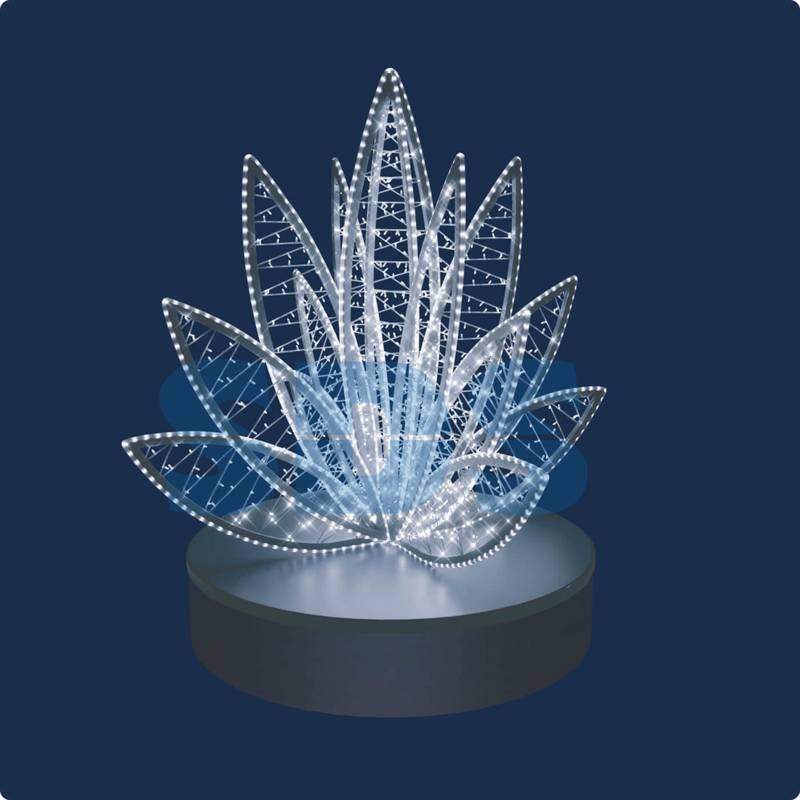 декоративный фонтан лилия 200 см белая от BTSprom.by