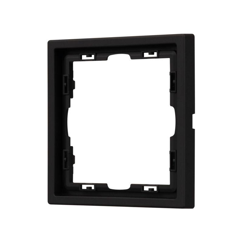 рамка 1-м frm-nobe-sfpl-1-bk пластик. черн. arlight 054212 от BTSprom.by