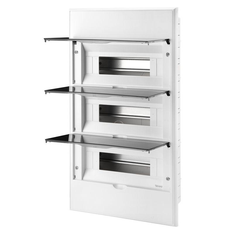  Бокс пластиковый ЩРВ-П-36 IP41 бел. Kranz KR-11-0236 фото в каталоге от BTSprom.by