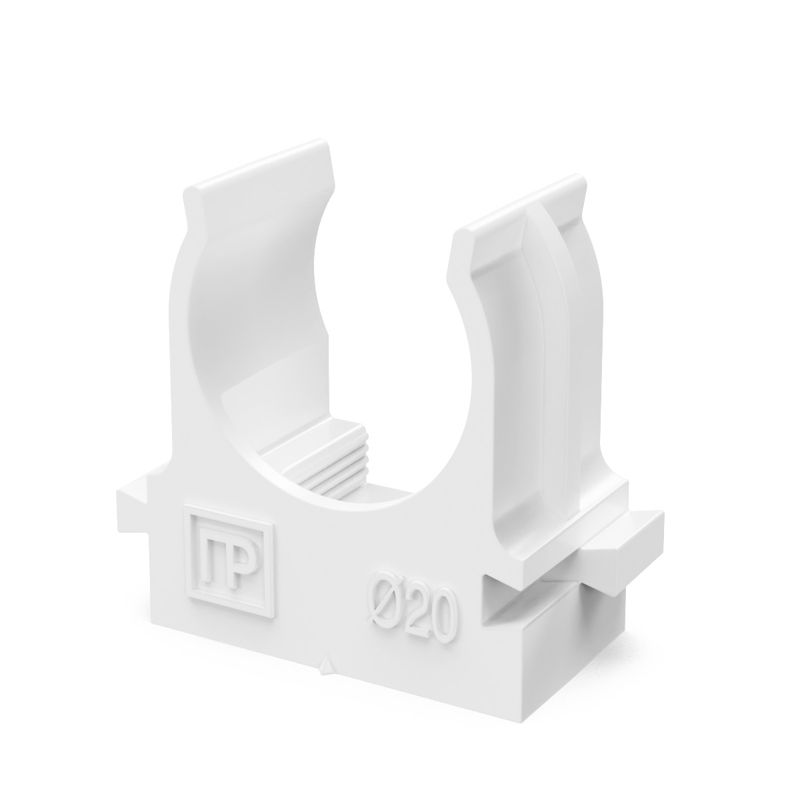 держатель для труб (клипса) d20мм для прямого монтажа бел. в п/э промрукав pr13.02562 от BTSprom.by