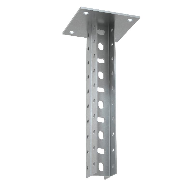 Стойка потолочная универсальная двойная усиленная L800 2UPTU800 INOX304 КМ LO7848 от BTSprom.by