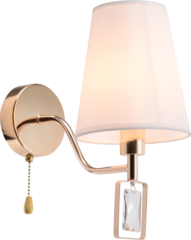 бра cristal 2095-401 настенный 1хе14 40вт классика с выключателем rivoli б0062119 от BTSprom.by