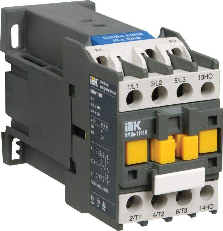 контактор кмип-22510 25а 220в/ас3 1но iek kmd21-025-220-10 от BTSprom.by