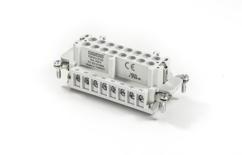 гнездо для разъемов на 32 вывода 16а emas eb032cp00 от BTSprom.by