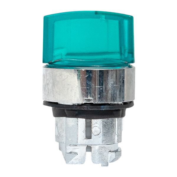  Механизм переключателя исполнительный XB4 IP65 на 3 положения возвратный без фиксации с подсветкой с короткой ручкой зел. EKF XB4BD3L-G-65 фото в каталоге от BTSprom.by