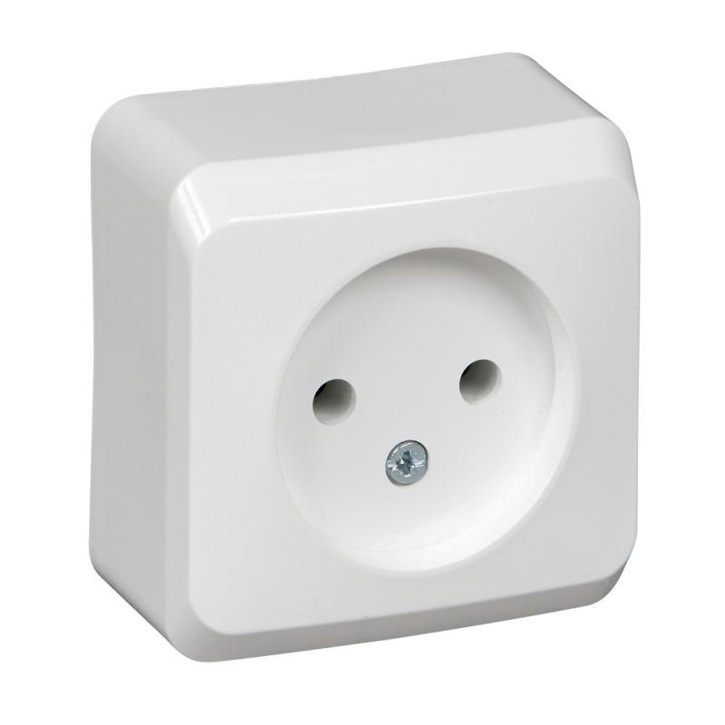 розетка 1-м оп этюд 16а ip20 250в без заземл. без защ. шторок бел. se pa16-001b от BTSprom.by