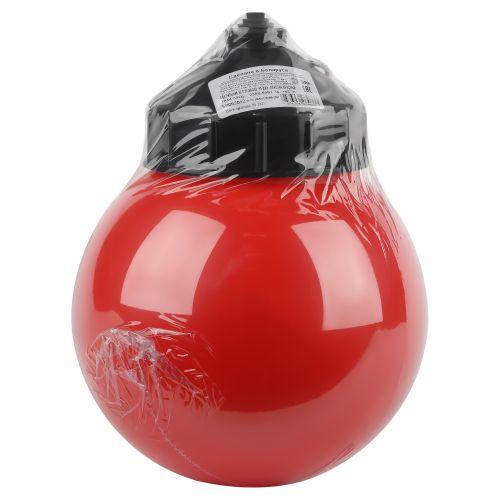  Светильник НСП 01-60-003 подвесной Гранат полиэтилен IP44 E27 max 60Вт шар красн. ЭРА Б0052012 фото в каталоге от BTSprom.by