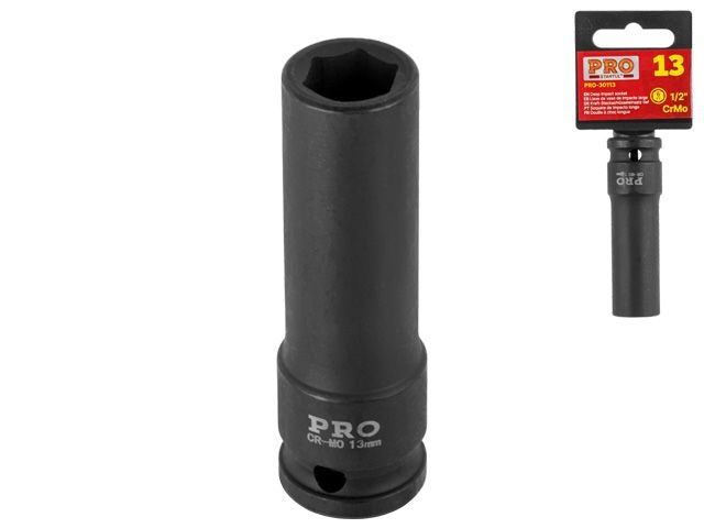 головка ударная 1/2" 13мм 6гр. глубокая pro startul (pro-30113) pro-30113 от BTSprom.by