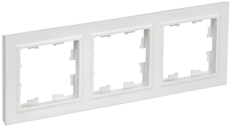 рамка 3-м brite ру-3-браб арктич. бел. iek br-m32-k91 от BTSprom.by