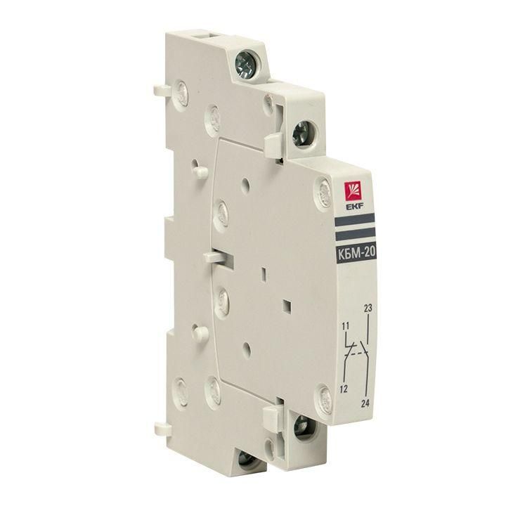 контакт боковой дополнительный кбм-20 2no для км proxima ekf km-cs-20 от BTSprom.by