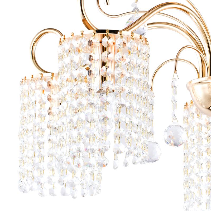  Люстра Leona 40Вт E14х5 IP20 Freya FR1127-PL-05-G фото в каталоге от BTSprom.by