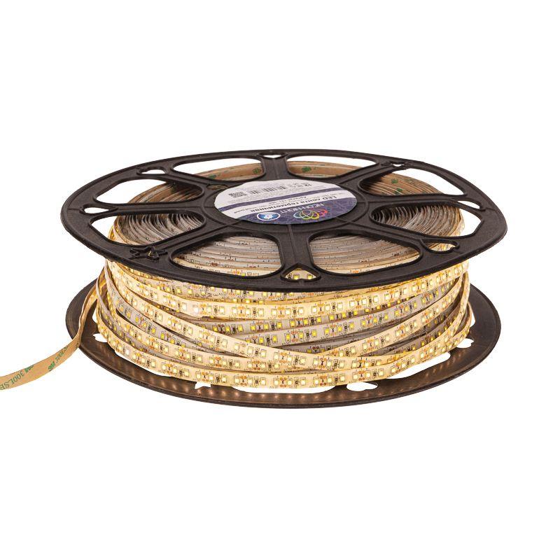  Лента светодиодная SMD2835 120LED/м 10мм 12В IP65 силикон тепл. бел. (уп.100м) Lamper 141-368 фото в каталоге от BTSprom.by