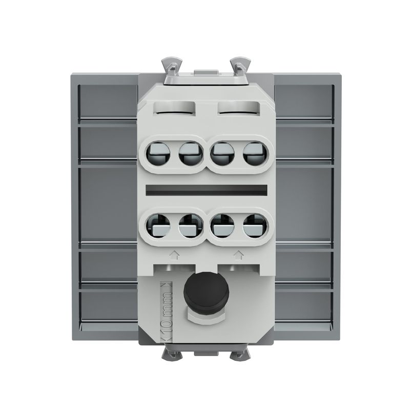  Выключатель модульный 1-кл. 2п 2мод. Avanti "Закаленная сталь" 16А IP20 сер. DKC 4404222 фото в каталоге от BTSprom.by