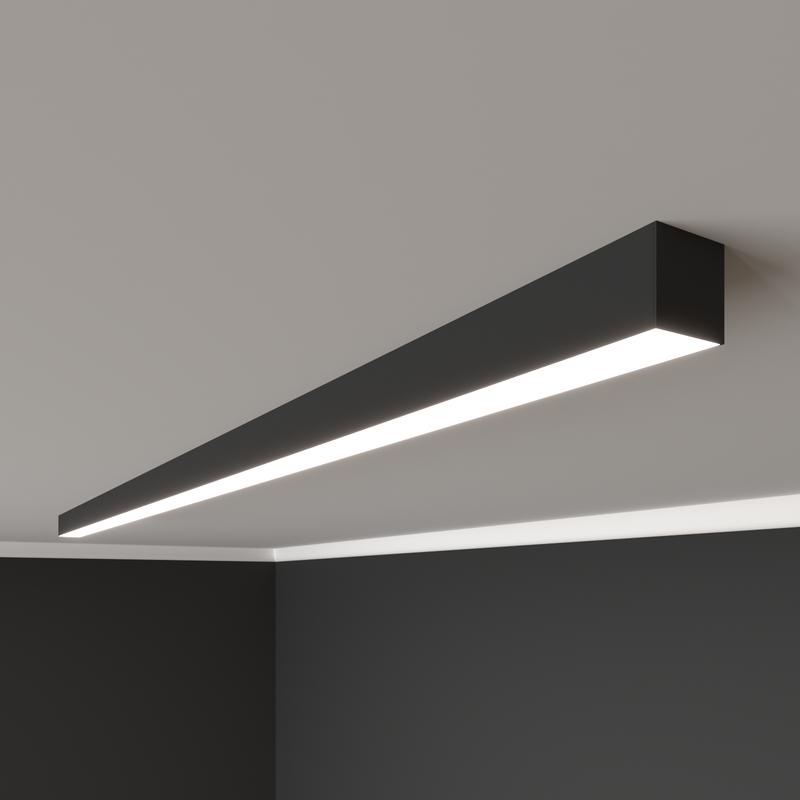 светильник светодиодный rve-pls3535-988-n 26вт 4000к 988х35х35мм линейный накладной ral9006 муар сер. rvelektro rve00018572 от BTSprom.by