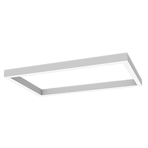 светильник светодиодный х-line 1070х575х100 90вт 4000к 9000лм прямоугол. подвесной с опаловым рассеив. ral9003 бел. муар varton v1-r0-1r828-02op0-4009040 от BTSprom.by