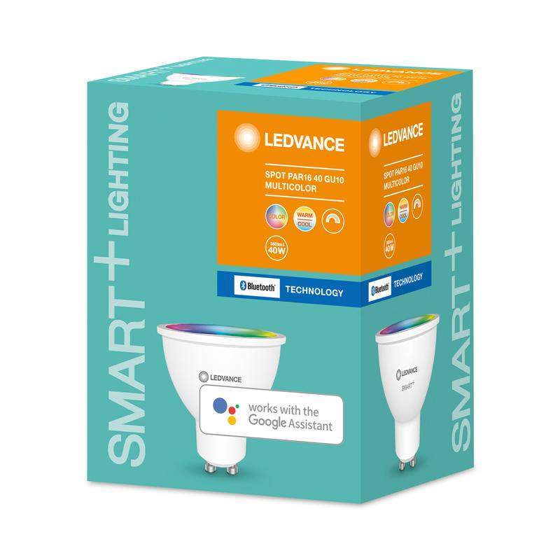 лампа светодиодная smart+ spot gu10 multicolour 40 100град. 5вт 2700-6500к gu10 ledvance 4058075485334 от BTSprom.by