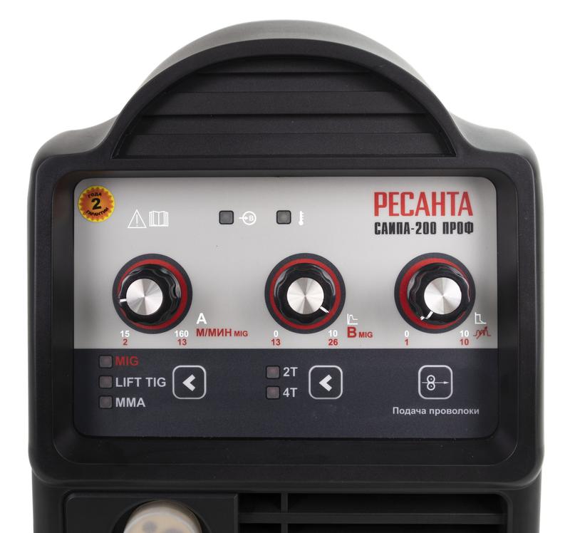  Инвертор сварочный полуавтомат. САИПА-200ПРОФ (MIG/MAG) Ресанта 65/97 фото в каталоге от BTSprom.by