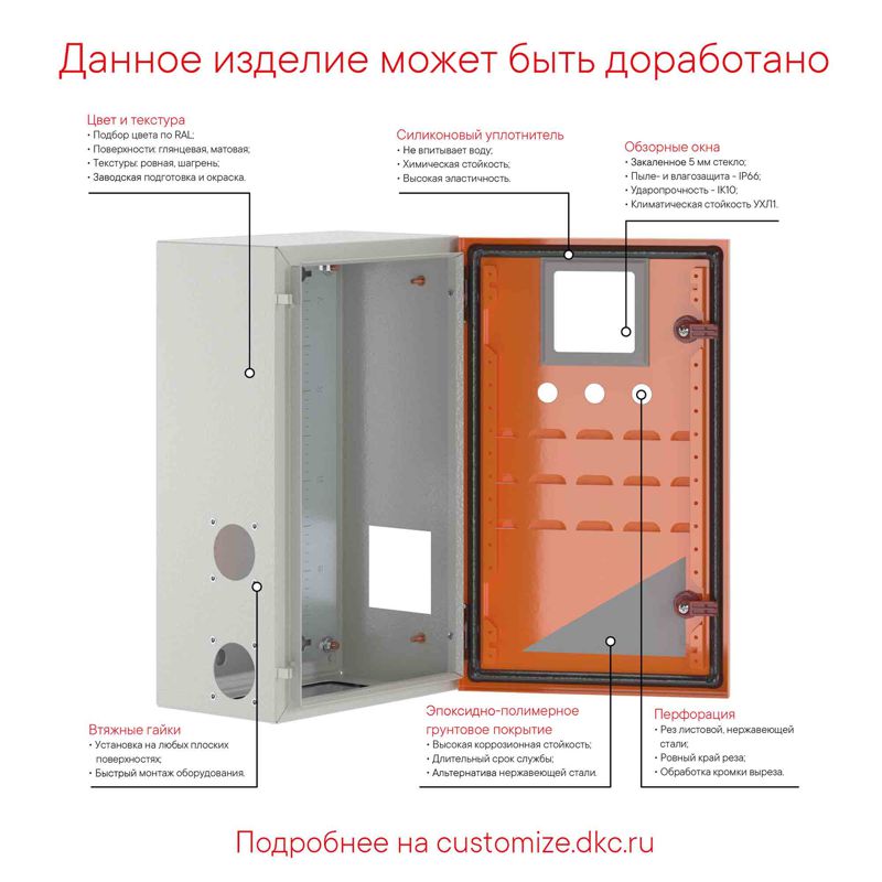  Корпус клеммный металлический SDE 600х300х120мм DKC R5SDE6312 фото в каталоге от BTSprom.by