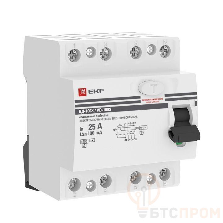 Выключатель дифференциального тока (УЗО) 4P 25А 100мА (электромех.) PROxima EKF elcb-4-25-100S-em-pro фото в каталоге от BTSprom.by  Выключатель дифференциального тока (УЗО) 4P 25А 100мА (электромех.) PROxima EKF elcb-4-25-100S-em-pro фото в каталоге от BTSprom.by