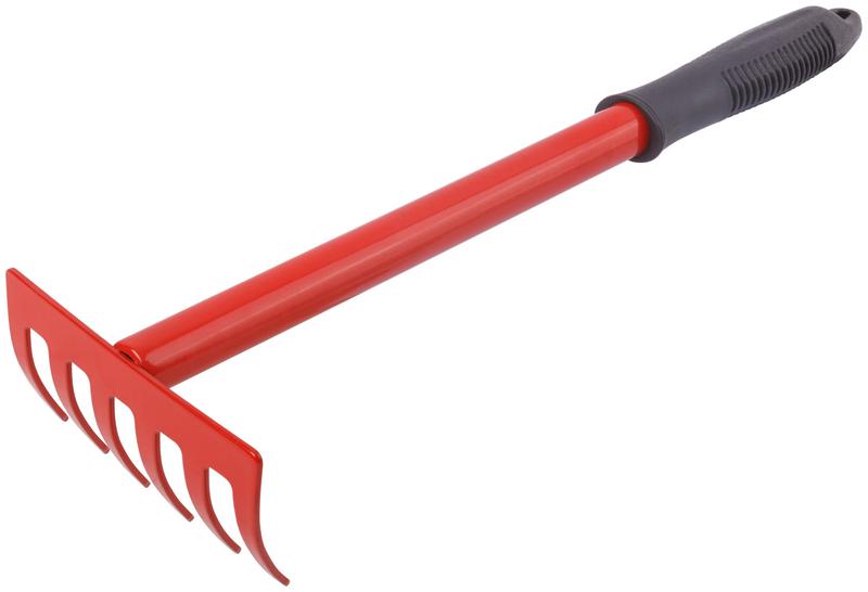  Грабли мини 6 зубьев с ручкой цельнометал. 76850 фото в каталоге от BTSprom.by