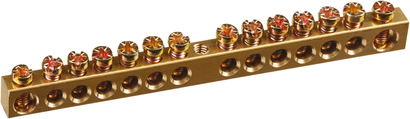 шина нулевая 90 710 obb-69-14-1 стандартная (без изоляторов) онлайт 90710 от BTSprom.by