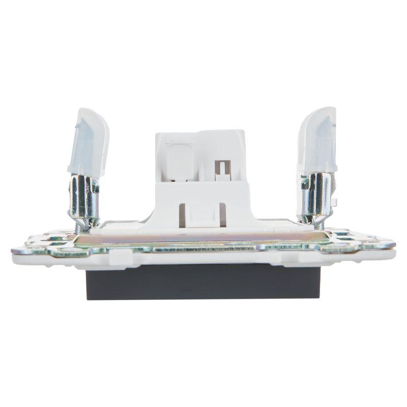  Выключатель 1-кл. SKANDY 10А SK-V01T титан IEK SK-V10-0-10-K48 фото в каталоге от BTSprom.by