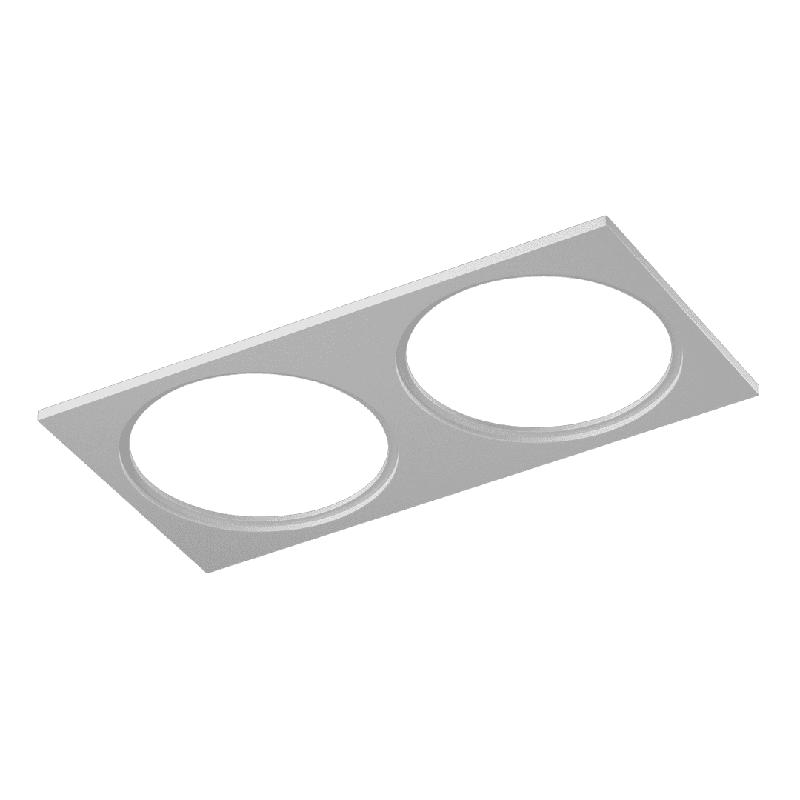 рамка двойная для серии combo 4 квадратная бел. swg pro 00-00004190 от BTSprom.by