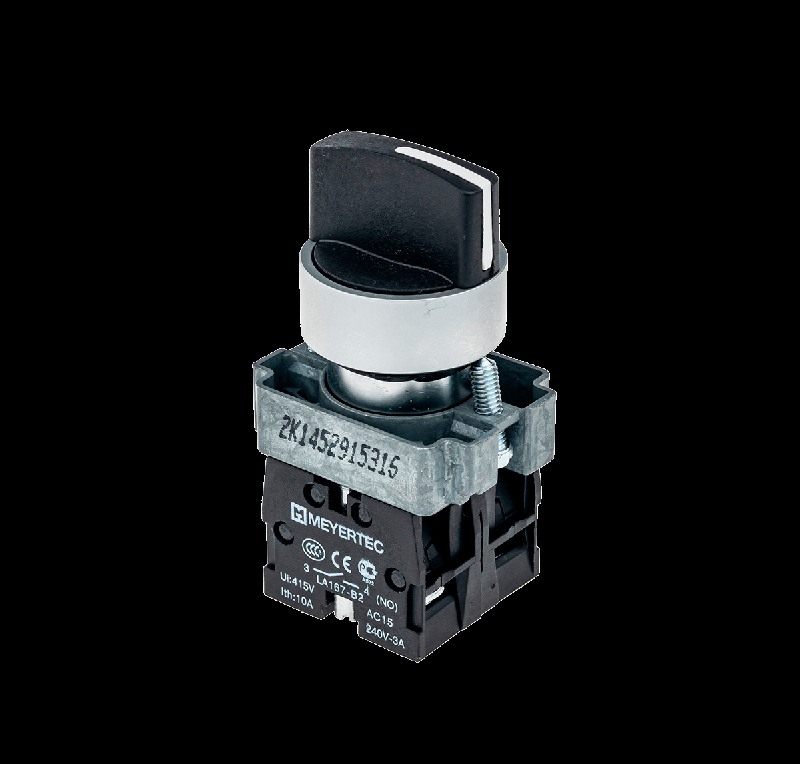 переключатель короткая ручка черн. 3 положения 2no с фиксацией метал. mtb2-bdz133 овен 54247 от BTSprom.by