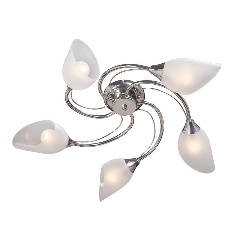 люстра 5xe14 макс. 40вт плафон пп vitaluce v3236/5pl от BTSprom.by