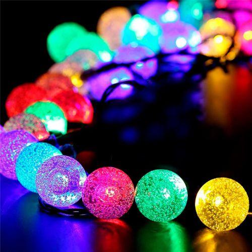 гирлянда светодиодная "нить" "шарики кракле" d25мм 2м 20led rgb ip20 220в эра б0055997 от BTSprom.by